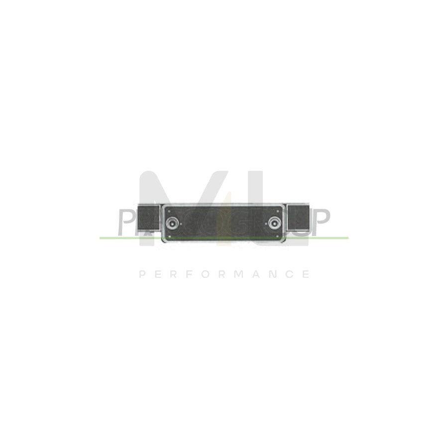 PRASCO AD0151549 Number plate holder for AUDI 80 Front, Black, frameless