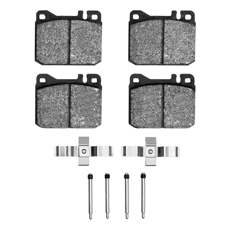 DFC 73-79 Mercedes-Benz 280E Front 5000 Advanced Low Metallic Brake Pads and Hardware Kit