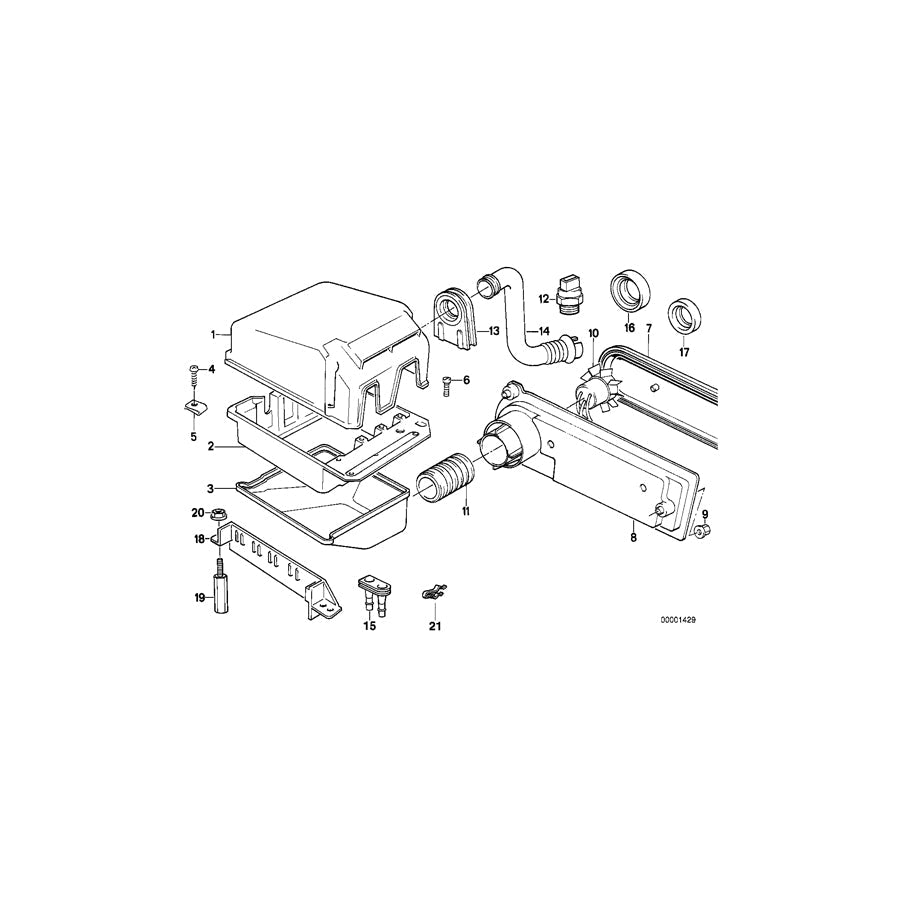 Genuine BMW 12901713433 E34 E31 E32 Intake Manifold Lower Part (Inc. 840Ci, 750iL & 750i) | ML Performance US