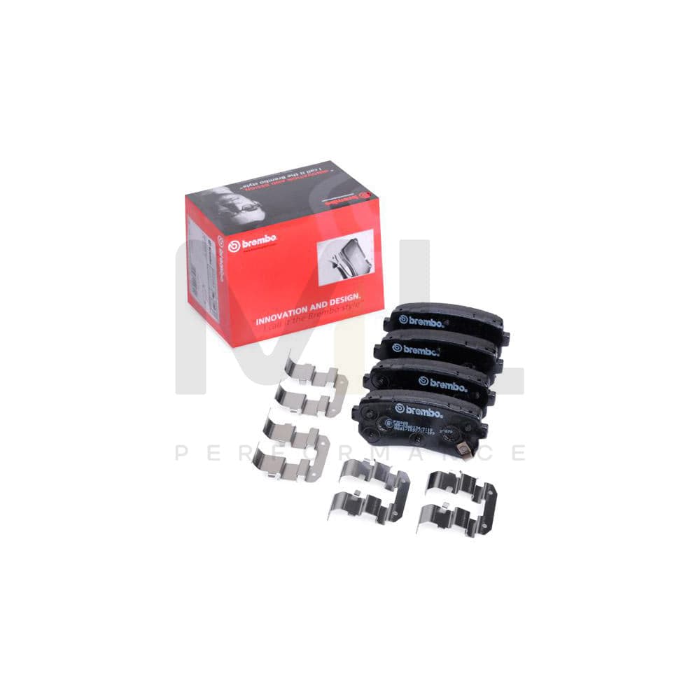 Brembo P 30 068 Brake Pad Set With Acoustic Wear Warning | ML Performance Car Parts