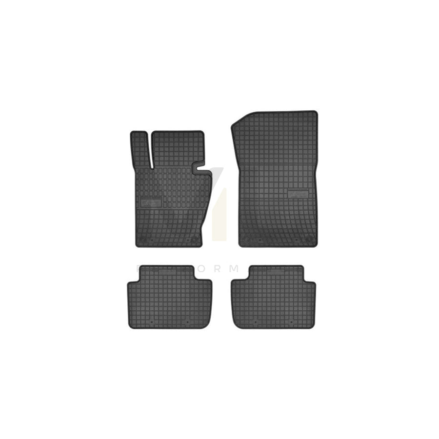 FROGUM Tailored 0667 Floor mat set for BMW X3 (E83) Elastomer, Front and Rear, Quantity: 4, Black, (LHD)