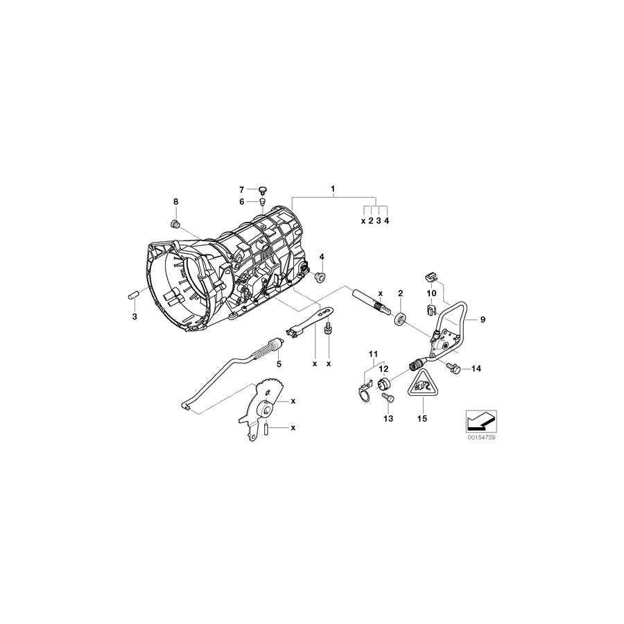 Genuine BMW 24101421795 E46 E31 E38 Cable Clamp (Inc. Z4 2.5i, Z4 3.0i & 528i) | ML Performance US Car Parts