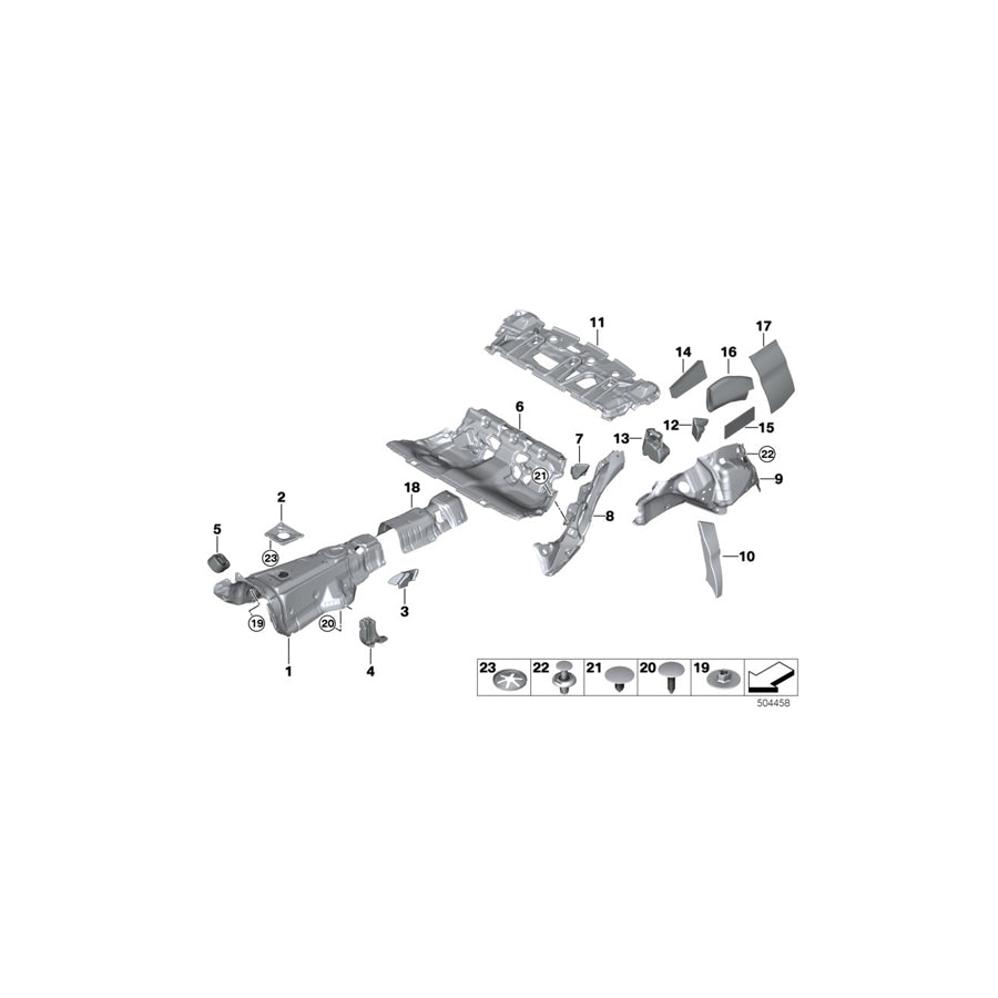 Genuine BMW 51487445272 G20 G21 Sound Insulation, Condensation Drain (Inc. M340i, 320d & 320dX) | ML Performance US
