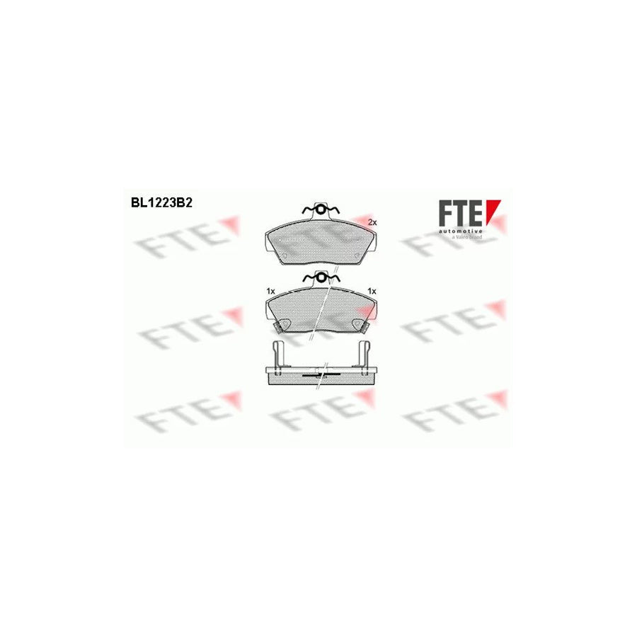 FTE Bl1223B2 Brake Pad Set