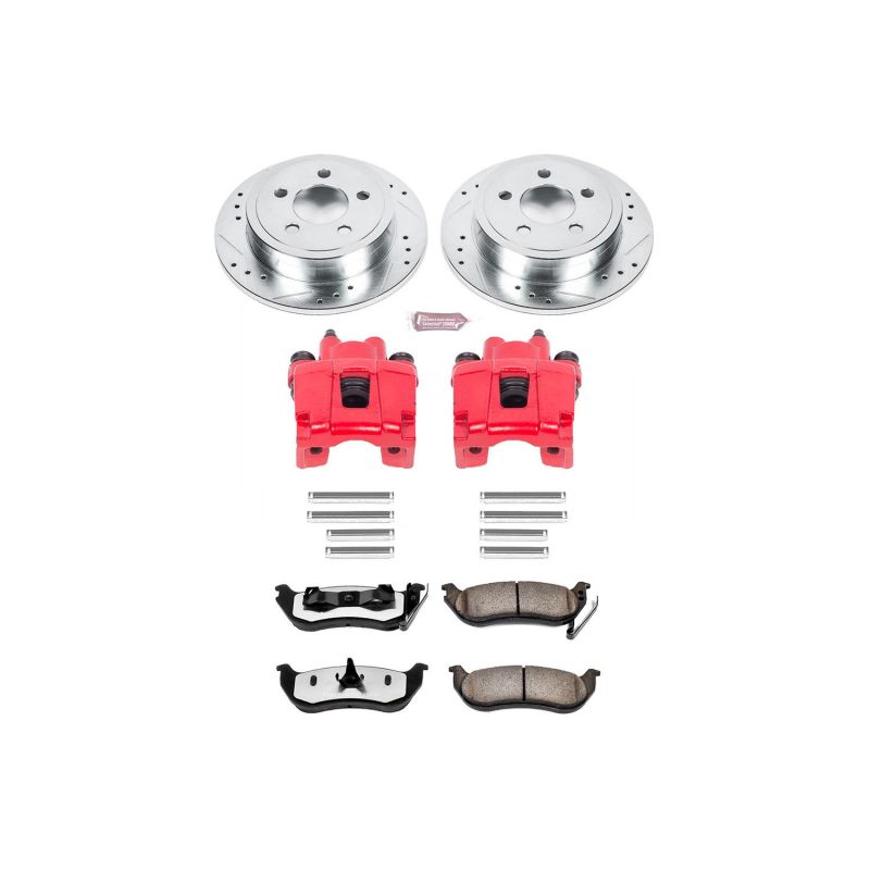 PowerStop Power Stop 03-07 Jeep Liberty Rear Z36 Truck & Tow Brake Kit w/Calipers
