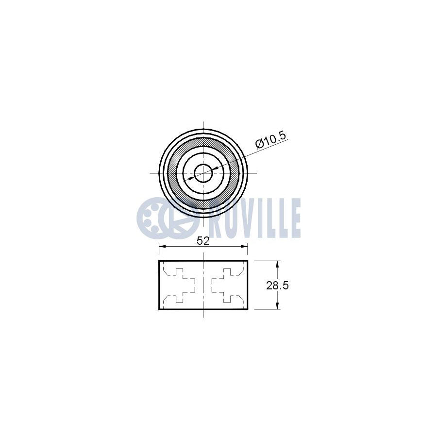 Ruville 55171 Alternator Freewheel Clutch