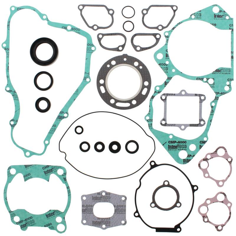Vertex Pistons Vertex Gaskets 89-91 Honda CR250R Complete Gasket Kit w/ Oil Seals