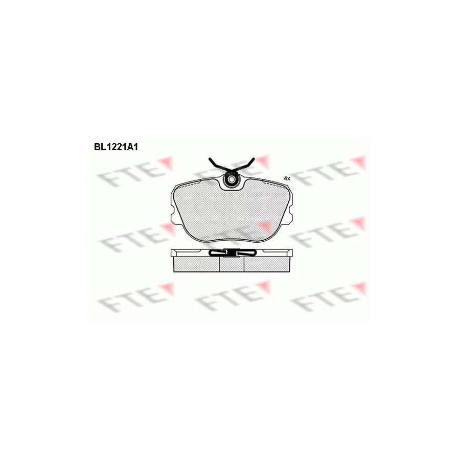 FTE Bl1221A1 Brake Pad Set