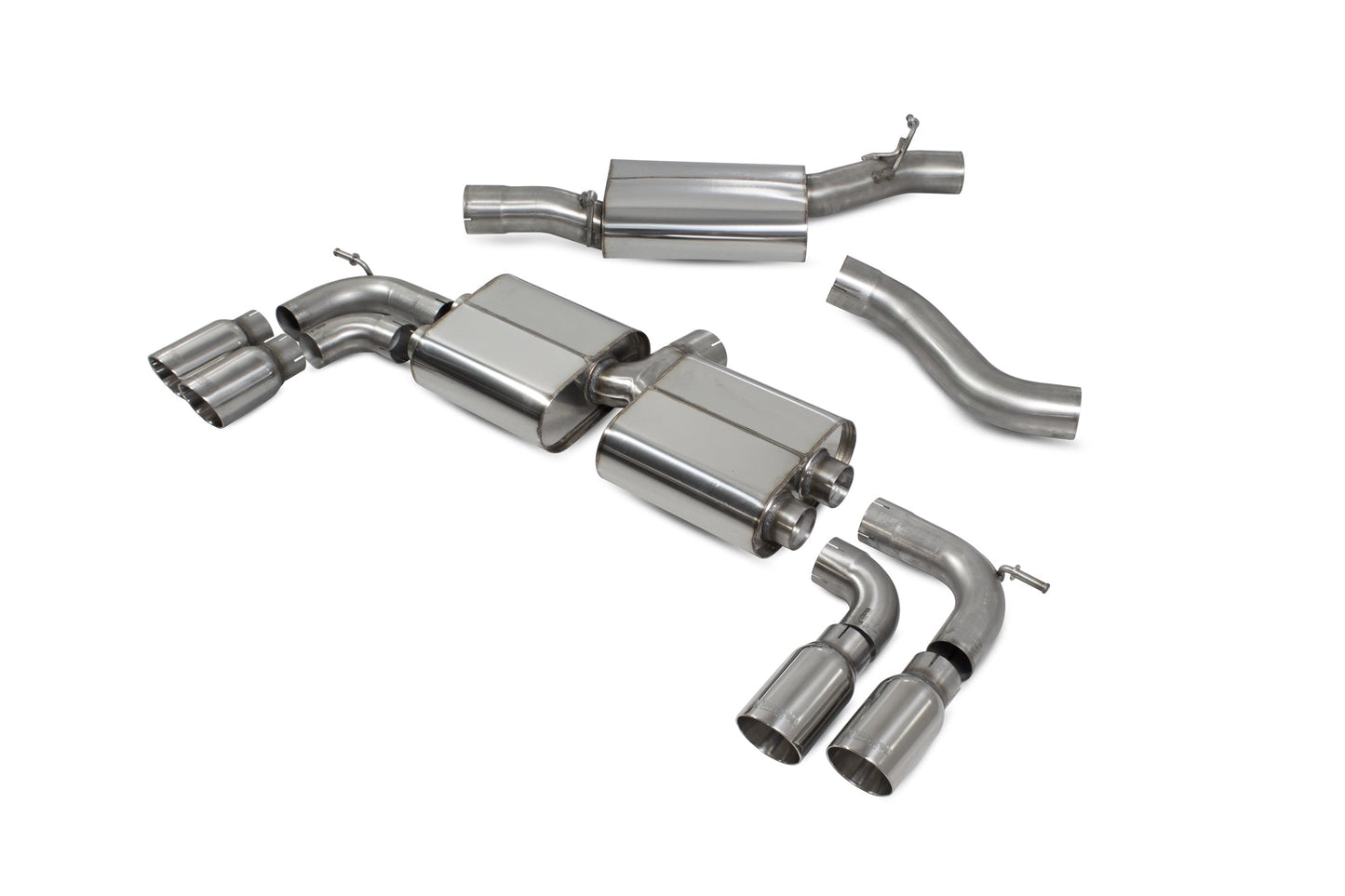 Scorpion SVW055D VW Golf R MK7.5 Resonated Cat/Gpf Back System | ML Performance US US