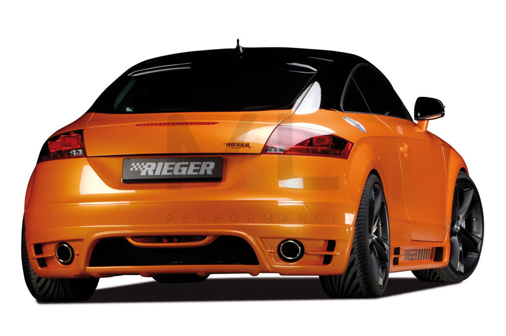 Rieger 00055155 Audi 8J TT Rear Diffuser 4 | ML Performance UK Car Parts