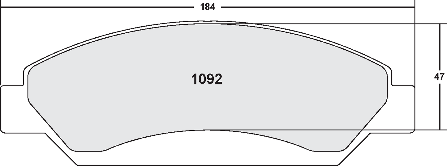 PFC 1092.10 BRAKE PADS Z-RATED