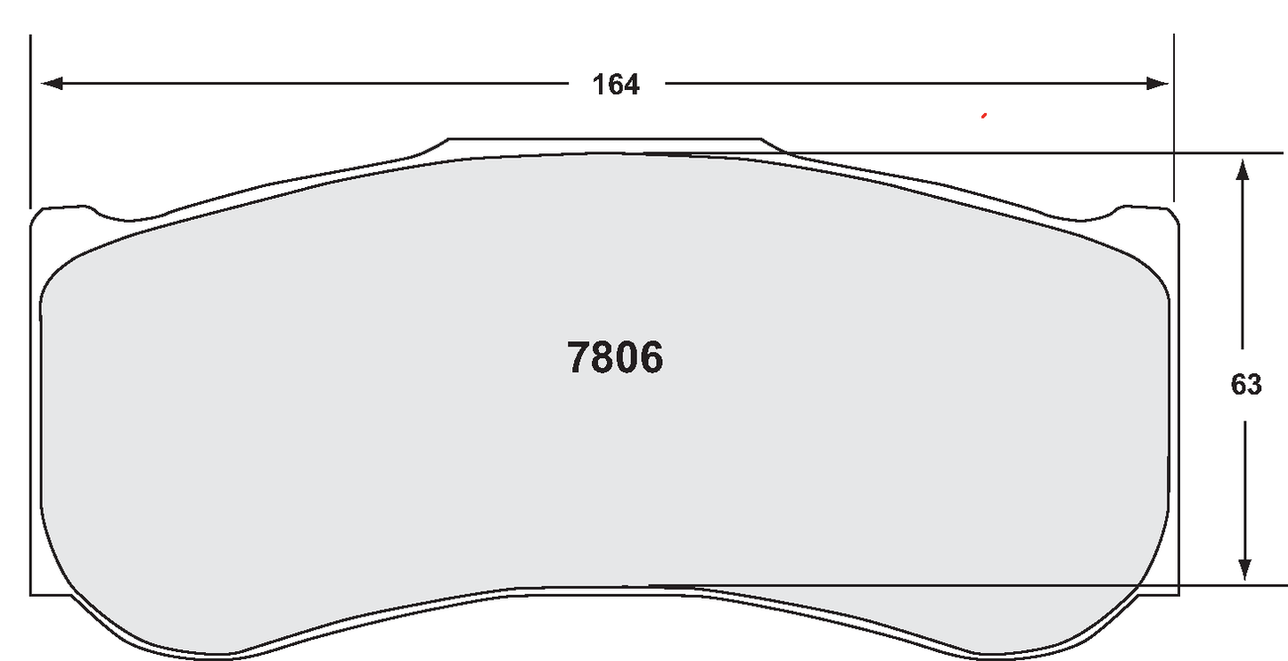 PFC 7806.01.30.34 BRAKE PADS RACE 01 CMPD 30MM FRONT BENTLEY CONTINENTAL GT3
