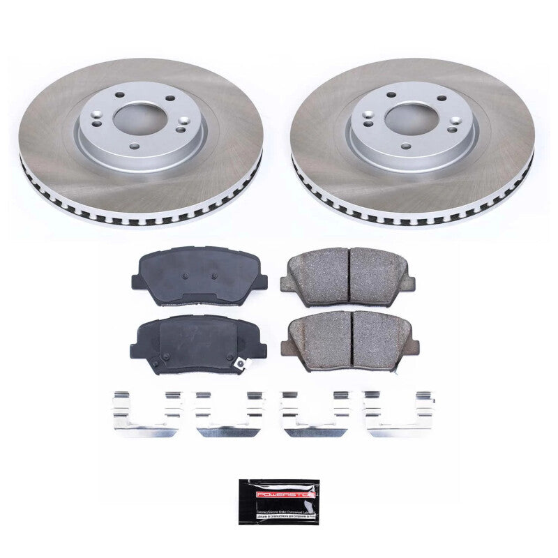 PowerStop Power Stop 14-20 Kia Sorento Front Semi-Coated Rotor Kit