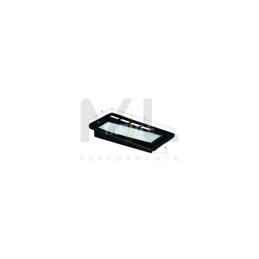 MAHLE ORIGINAL LX 1743 Air Filter Filter Insert | ML Performance Car Parts