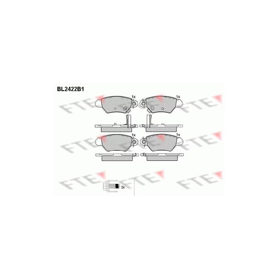 FTE 9010726 Brake Pad Set