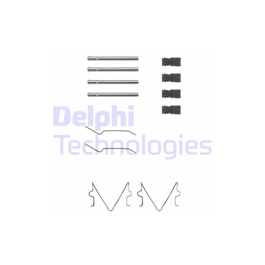 Delphi Lx0164 Accessory Kit, Disc Brake Pads