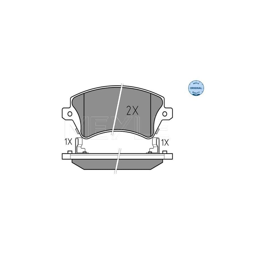 Meyle 025 237 6617/W Brake Pad Set For Toyota Corolla