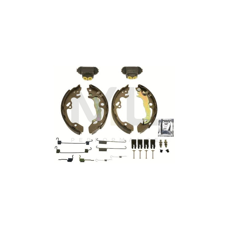 TRW Brake Kit BK1686 Brake Shoe Set for FORD FOCUS with wheel brake cylinder | ML Performance Car Parts