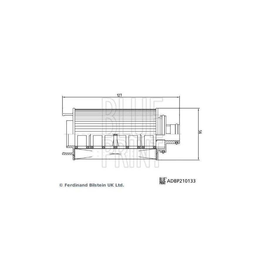 Blue Print Adbp210133 Oil Filter for MG Mg Hs