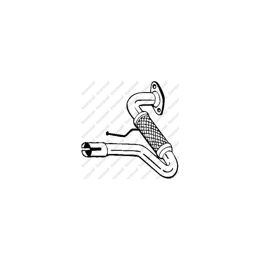 Bosal 751-081 Exhaust Pipe for Ford Transit