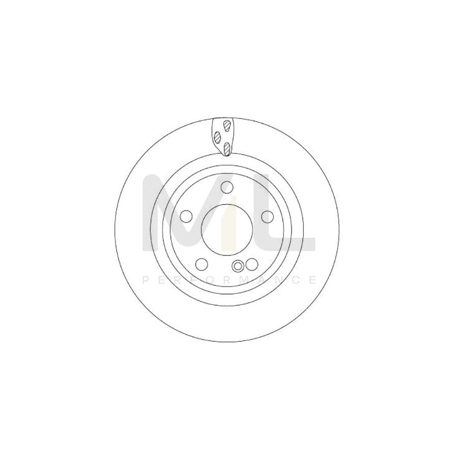 TRW DF6887 Brake Disc Vented, Painted | ML Performance Car Parts