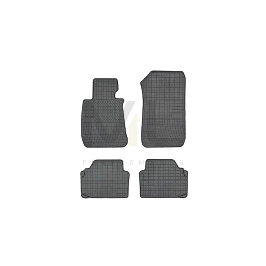 FROGUM Tailored 0661 Floor mat set for BMW 3 Saloon (E90) Elastomer, Front and Rear, Quantity: 4, Black, (LHD)