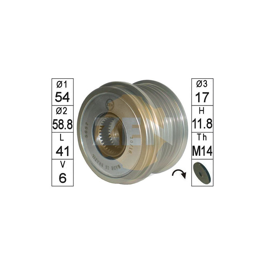 Era ZN5657 Alternator Freewheel Clutch