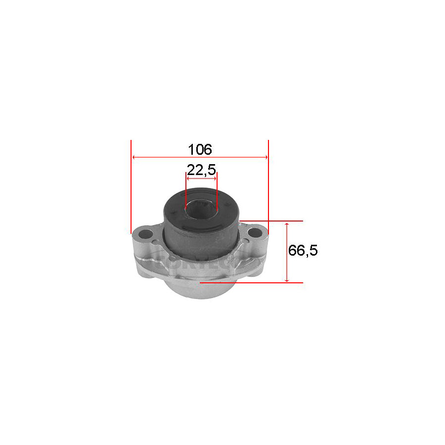 Corteco 80001520 Control Arm- / Trailing Arm Bush