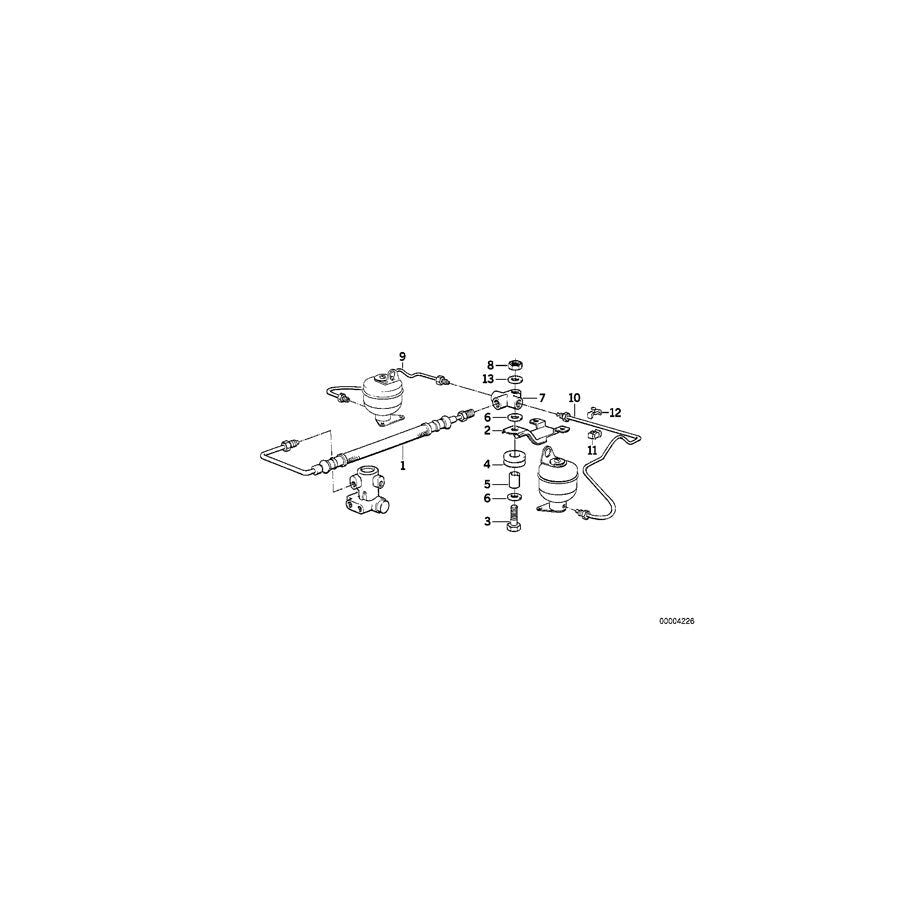 Genuine BMW 37131131808 E34 E32 Bow (Inc. 535i) | ML Performance US Car Parts