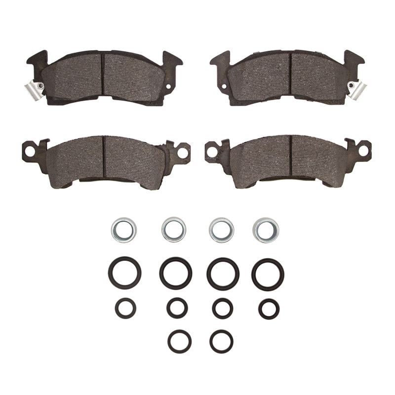 DFC 76-78 Buick Electra Rear 5000 Advanced Semi Metallic Brake Pads and Hardware Kit