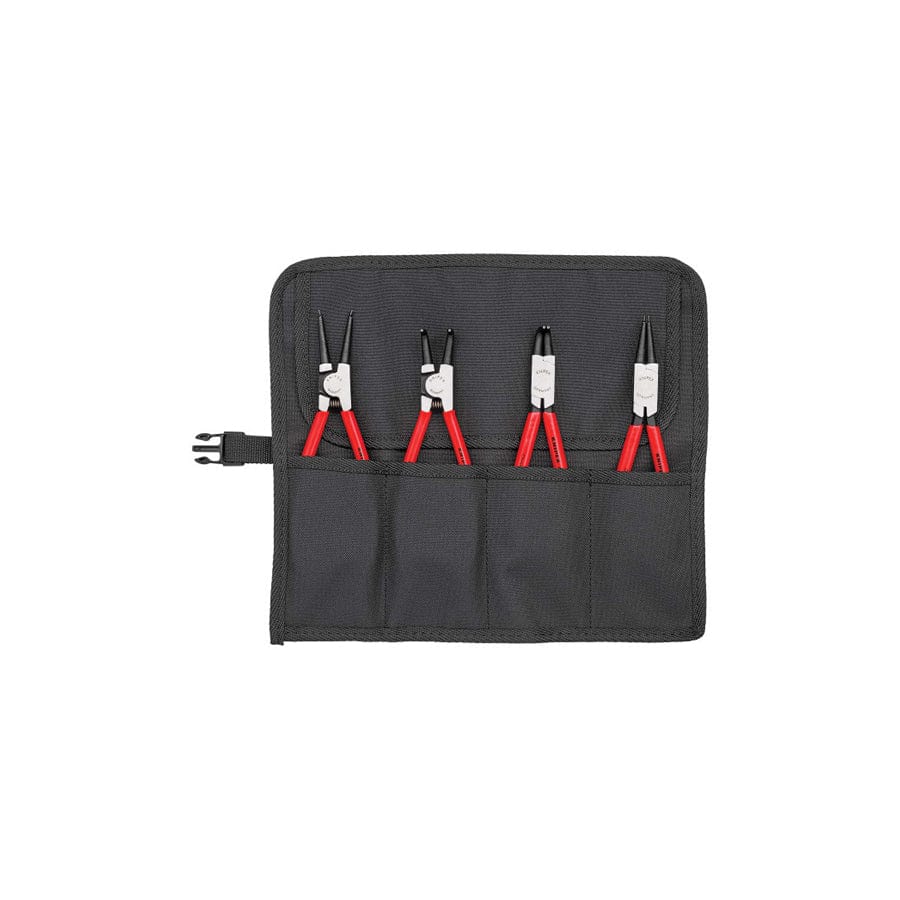 Knipex KPX001956 Circlip Pliers Set in Roll, 4 Piece