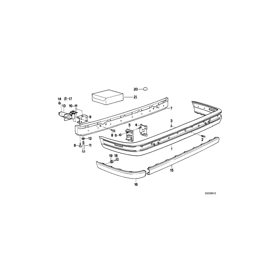 Genuine BMW 51121908404 E30 E32 Fit Bolt (Inc. 316) | ML Performance US Car Parts