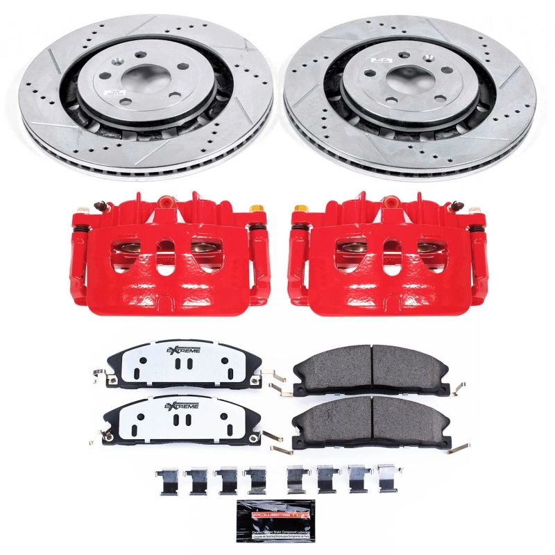 PowerStop Power Stop 13-20 Lincoln MKT Front Z36 Truck & Tow Kit w/Cals