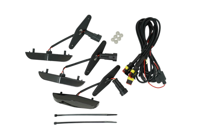 Cali Raised LED Cali Raised 14-24 Toyota 4Runner Grille Raptor LED Light Kit - Smoked / With Add A Fuse
