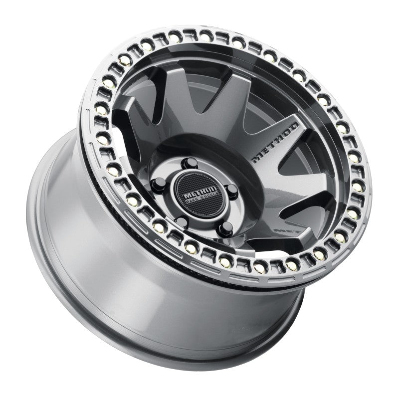 Method Wheels Method MR108 17x9 -44mm Offset 5x5 71.5mm CB Gloss Titanium w/BH-H24125-38 Wheel