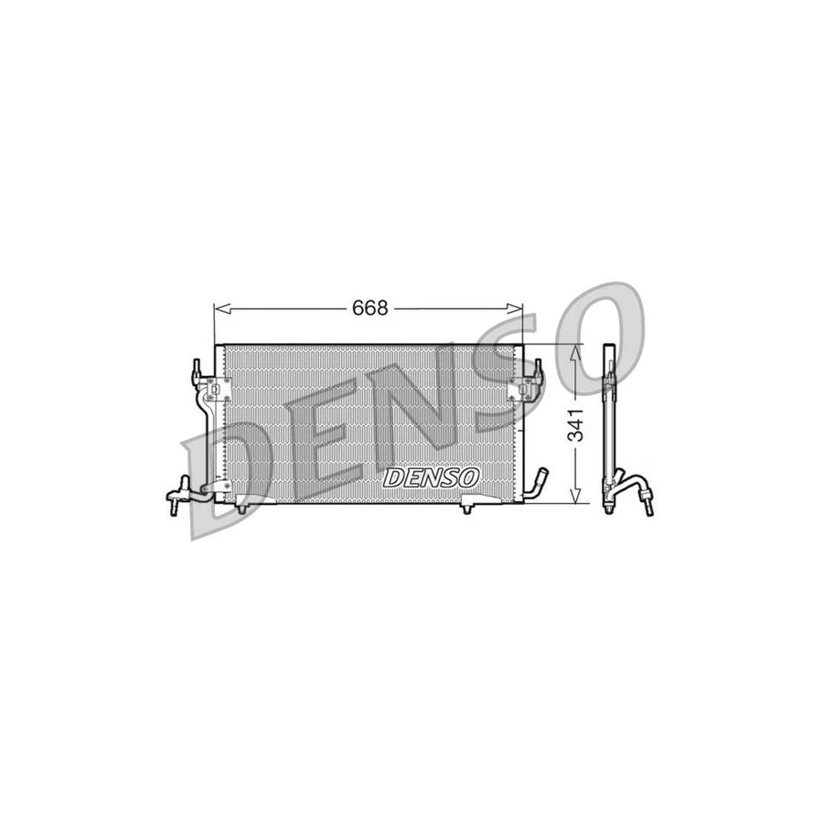 DENSO DCN07010 Air Conditioning Condenser