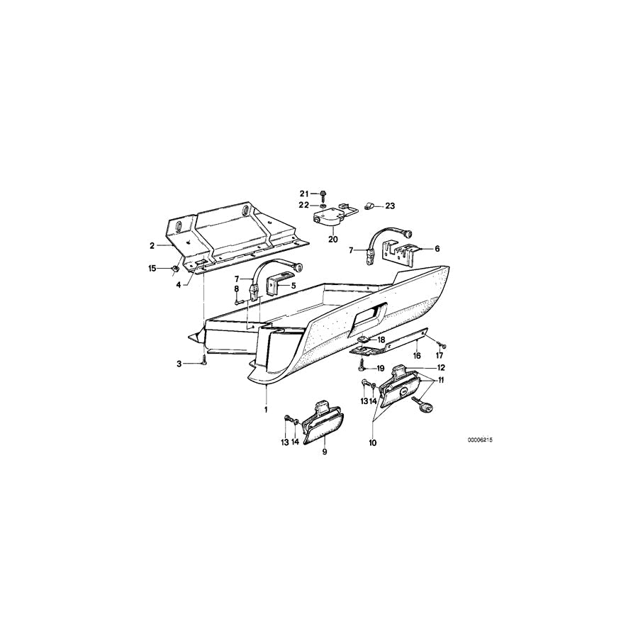 Genuine BMW 51161916022 E30 Hinge (Inc. 325e) | ML Performance US Car Parts