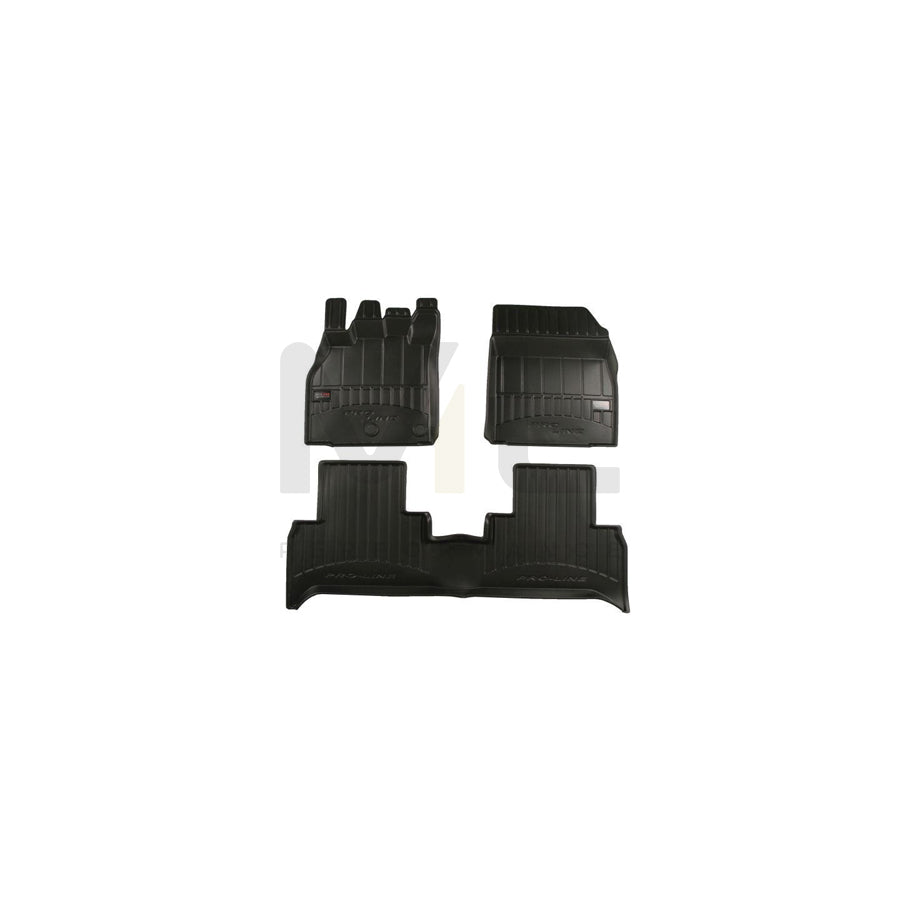 FROGUM Tailored 3D408845 Floor mat set Elastomer, Front and Rear, Quantity: 3, Black, (LHD)