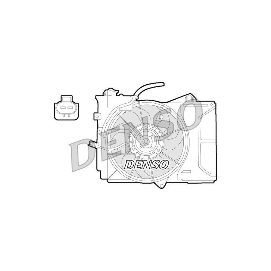 DENSO DER50001 Fan, Radiator