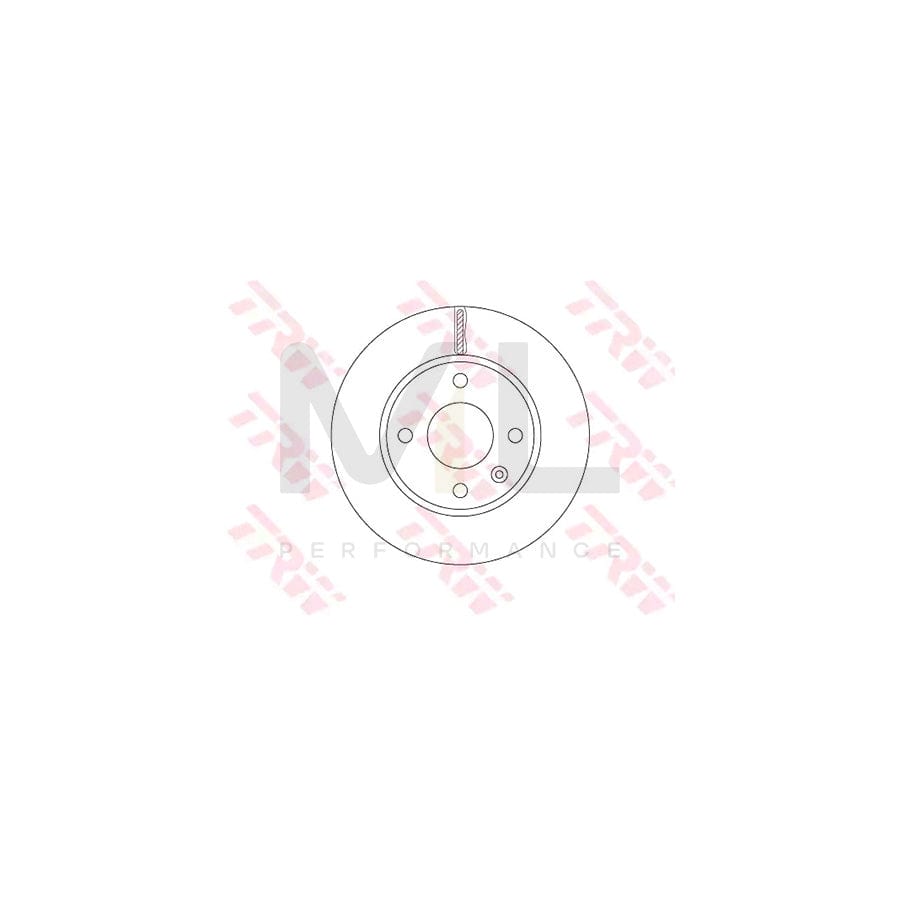 TRW DF6783 Brake Disc Vented, Painted | ML Performance Car Parts
