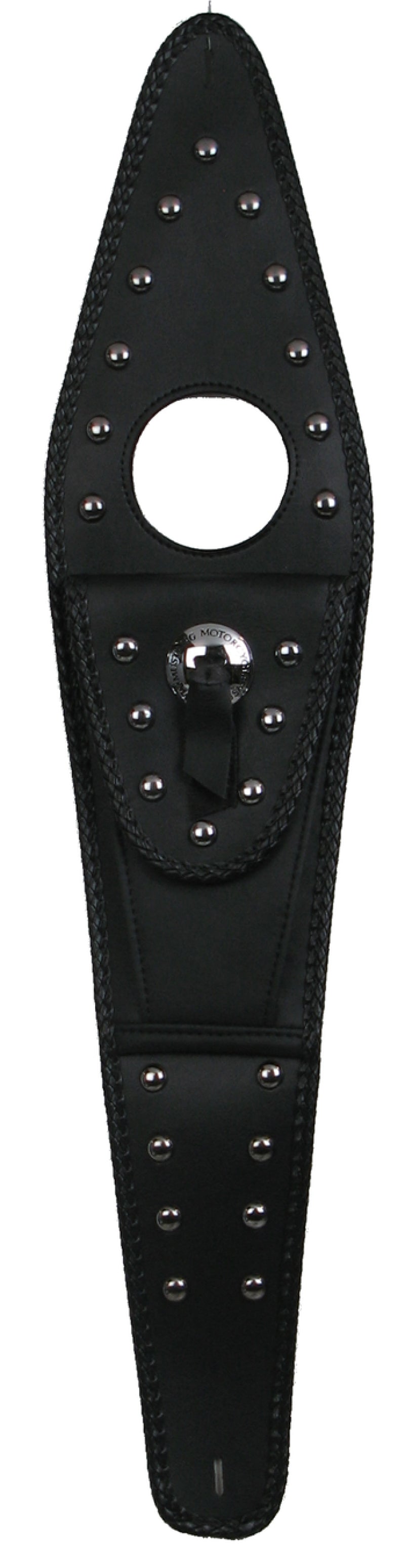 Mustang Motorcycle Mustang 00-07 Honda VT1100 Sabre, Spirit , Ace Cruiser Tank Bib w/Studs - Black