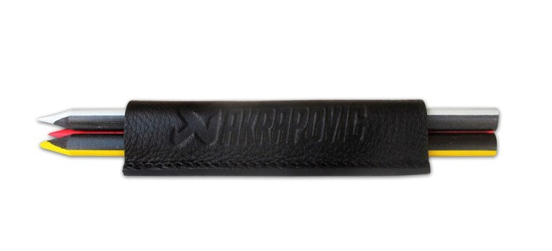 Akrapovic Akrapovic Leather Crayons case - black