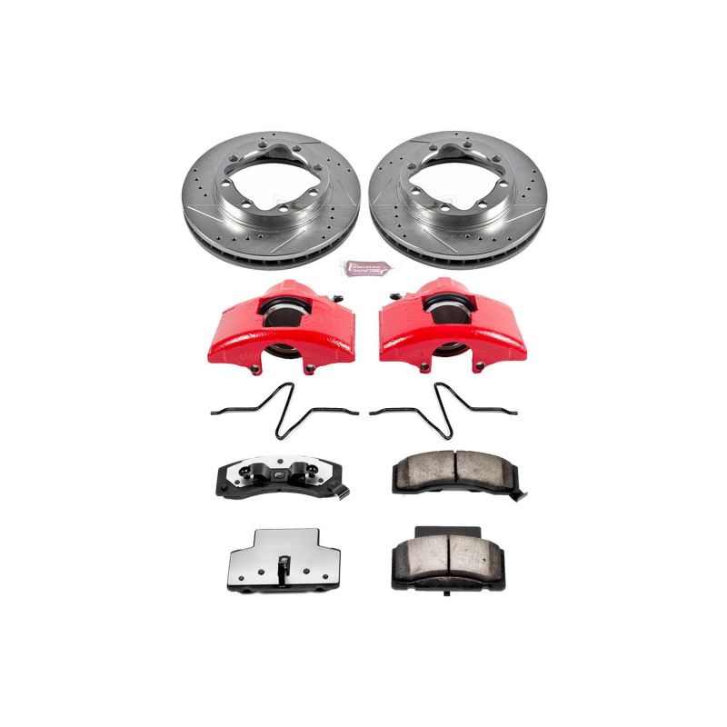PowerStop Power Stop 90-00 GMC K3500 Front Z36 Truck & Tow Kit w/Cals