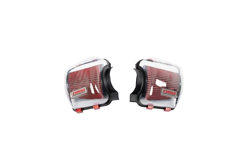CORSA Performance Corsa 24-25 Ford Mustang GT 5.0L Clear Lids & Dry Filters