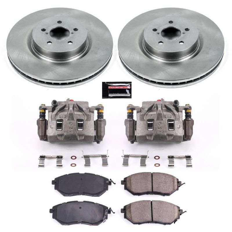 PowerStop Power Stop 10-14 Subaru Outback Front Autospecialty Kit w/Cals