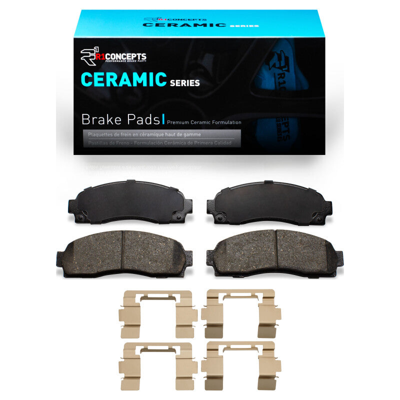 R1 Concepts R1 2002-2012 Chevrolet Equinox Front R1 Ceramic Pads & Hardware Kit