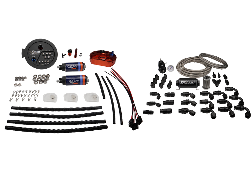 DeatschWerks A90/91 Supra/G8X BMW M3/M4 Fuel Pump Module w/ Dual DW420 Pumps and PTFE Return