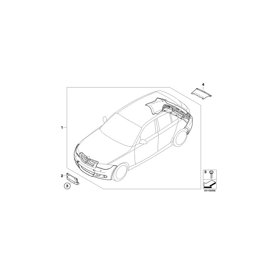 Genuine BMW 51327000058 E88 E87 E81 Expanding Nut (Inc. 118d) | ML Performance US Car Parts