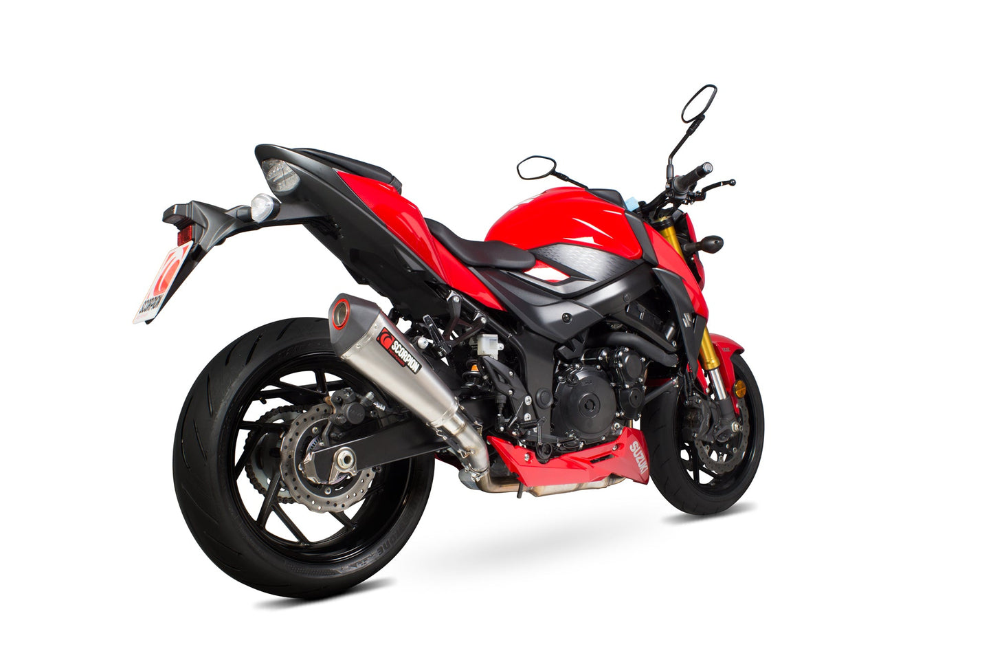 Scorpion RSI122TEO Suzuki GSX-S 750 Serket Taper Slip-On - Titanium Sleeve | ML Performance US US