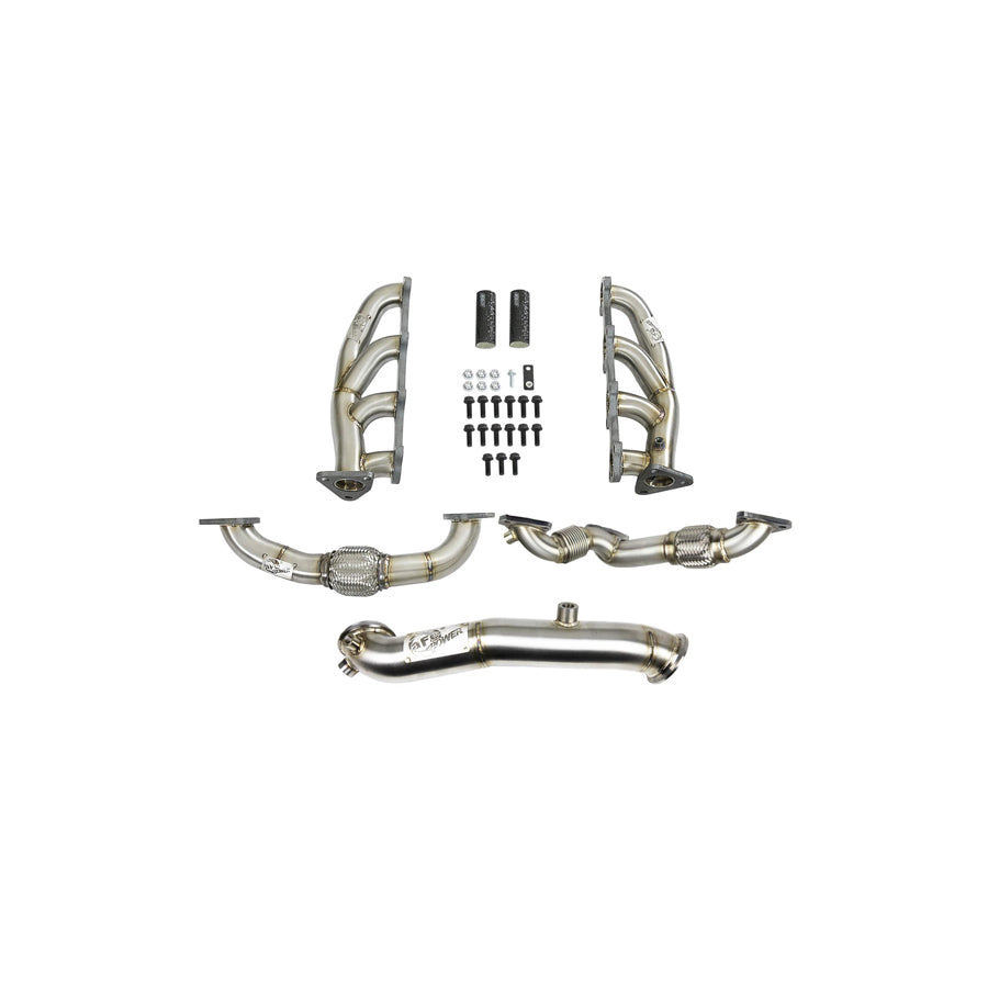 aFe 48-34139 Header & Connection Pipe Combo GM Diesel Trucks 11-15 V8-6.6L (td) LML | ML Performance US Car Parts